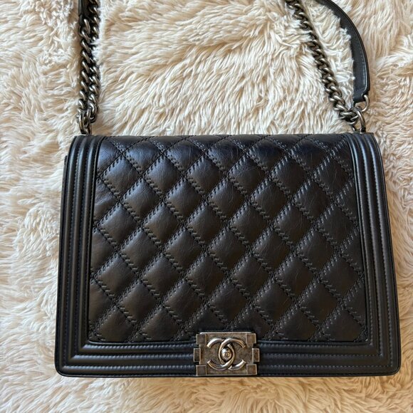Large Chanel boy bag - Picture 1 of 11